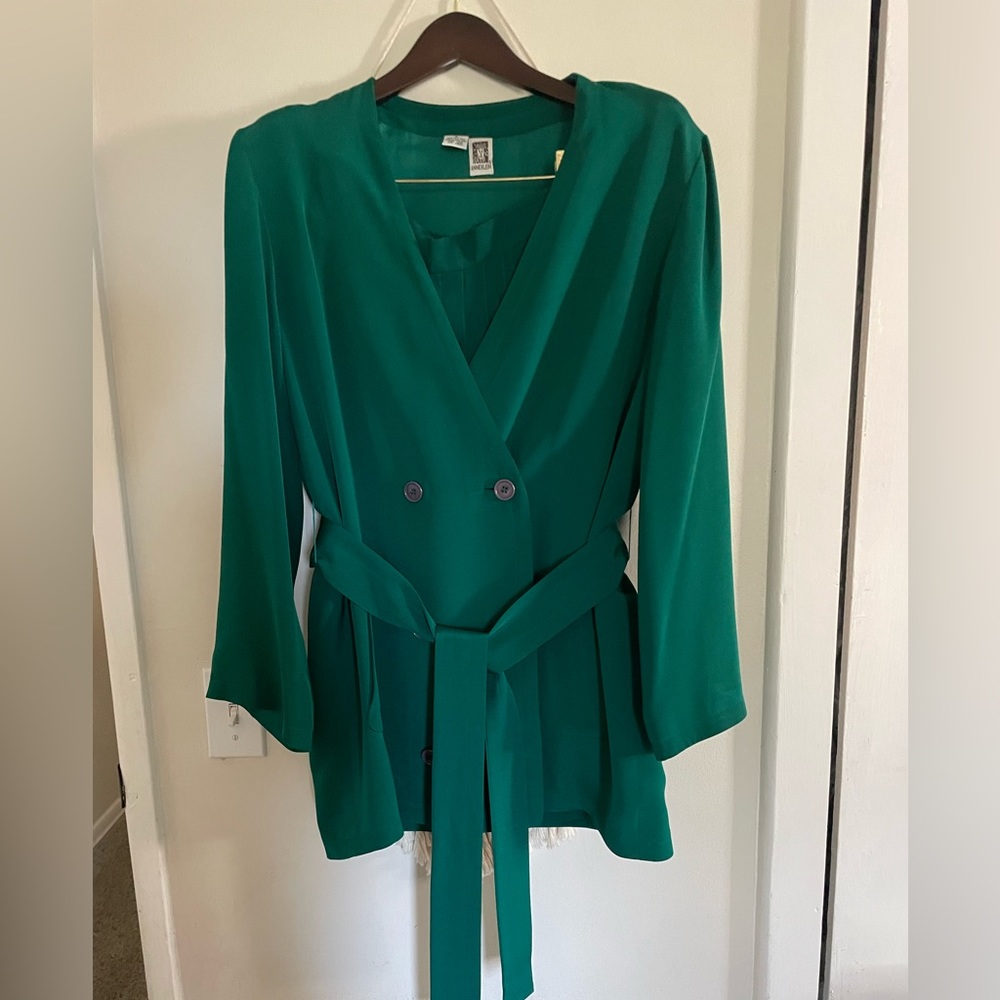 Vintage Ann Klein Silk Suit